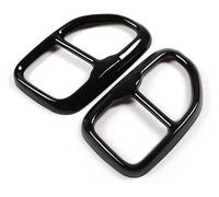 Extrémités Tuyau D'échappement Pour BMW X3 G01 X4 G02 2018-2022 Enjoliveur Sortie D'échappement Extérieur Style A En Acier Inoxydable Argenté Cache Silencieux Arrière(Style A-Black)