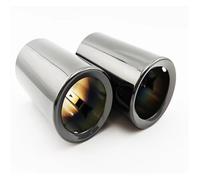 Extrémités Tuyau D'échappement Pour Mx5 2015-2023 Pour MX-5 Pour Miata Accessoire Embout De Silencieux Acier Inoxydable Coration Tuyau D'échappement S1 Paire Voiture(Black 1 Pair)