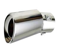 Extrémités Tuyau D'échappement Pour Opel Pour Zafira 2005-2000 Pour Corsa 2006 Pour Astra 1998-2004 Embout Silencieux D'échappement Rond Acier Inoxydable(Bend)
