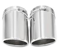 Extrémités Tuyau D'échappement Pour Q7 Pour TDI Pour Quattro 2006-2013 Embout Pot D'échappement En Acier Inoxydable Argenté Lot 2(Argent)