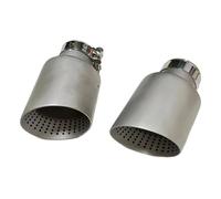 Extrémités Tuyau D'échappement Silencieux D'échappement De Voiture En Acier Inoxydable Argenté 114 Mm 101 89(63mm-114mm)