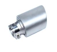 ExtréMitéS Tuyau D'échappement Universel En Acier Inoxydable Pour VW Pour GTI Pour MK7 Pour Golf 7 Embout De Silencieux Embouts Silencieux D'éChappement(Argent,66-101)