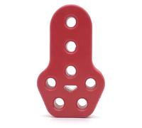 Extrémités Tuyau D'échappement Voiture Support Pot D'échappement Universel Pour Voiture 1 Pièce Avec Silentbloc Caoutchouc Renforcé(1x 7 Holes-red)