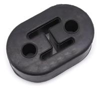 Extrémités Tuyau D'échappement Voiture Support Pot D'échappement Universel Pour Voiture 1 Pièce Avec Silentbloc Caoutchouc Renforcé(1x 2 Holes-black)