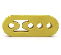 Extrémités Tuyau D'échappement Voiture Support Pot D'échappement Universel Pour Voiture 1 Pièce Avec Silentbloc Caoutchouc Renforcé(1x 4 Holes-yellow)