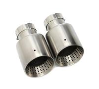 Extrémités Tuyau échappement Embout Échappement Universel Acier Inoxydable Mat 1 Pièce Système Voiture Pour VW Pour GTI MK7 Pour Golf 7 Buse 60MM 63mm Embout Silencieux