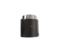 Extrémités Tuyau échappement Embouts Silencieux Échappement Fiber Carbone Buse Modification Voiture Mise Niveau Pour Mini Pour Cooper Pour F54 F55 F56 F57 F60