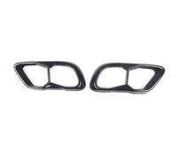 Extrémités Tuyau pour Auto pour BMW X5 G05 X6 G06 X7 G07 2019-2022 Garniture Couvercle Sortie Tuyau D'échappement Silencieux Queue Voiture Silencieux De Voiture (Color : Noir)