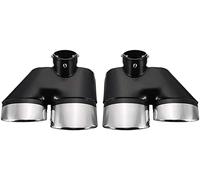 Extrémités Tuyau Pour Benz W220 S430 S500 AMG 2000-2006 Touche d'échappement à double trace de silencieux en acier inoxydable