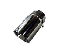 ExtrémitésTuyau Échappement Voiture Système D'échappement Acier Inoxydable Argent 304 Extrémité Tuyau Silencieux Sortie Bord Biseauté Universel 1pièce(ID 86MM-OD 101MM)