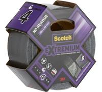 Extremium Toile De Réparation,Haute Performance,No Residue,Gris-1 Rouleau 18,2 M X 48 Mm-Adhésif Extra Fort,Réparations Exigeantes,Résistant Eau/Uv,Déchirable À La Main