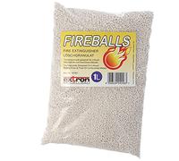 Extron Fireballs Granulés d'extinction pour batteries au lithium, protection incendie, agent extincteur 1 l