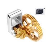 Extruder Gear pour imprimante 3D Bambu-Lab X1C P1P P1S, acier trempé en laiton entièrement métallique, composants dentés dorés DLC, accessoires imprimés en 3D, positionnement précis
