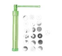 Extrudeur de la pâte de sucre Extrudeuse Multifinection en polymère Outils d'argile Pottery Argile Extrudeurs Cake Sculpture Decorating Tool avec disques interchangeables pour