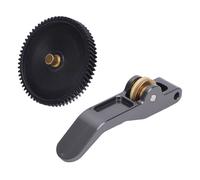 Extrudeur Gear Dreended Steel DLC revêtu de Mise à Niveau Enduit pour A1 A1 Mini Performance d'impression améliorée Handle d'aluminium 2 pièces