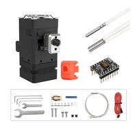 Extrudeuse 500 ℃ à entraînement direct haute température Hotend All Metal Heat Break pour kits d'imprimante 3D manchon en silicone