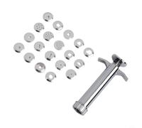 Extrudeuse à 19 disques d'argile pour pâte à sucre, fondant, décoration de gâteaux, argile polymère pour sculpture, pâtisserie, façonnage de la pâte