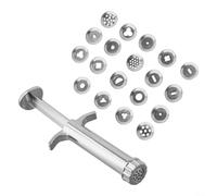 Extrudeuse d'argile pour loisirs créatifs, machine de sculpture de gâteau fondant avec 19 disques interchangeables, outil de pâte à sucre