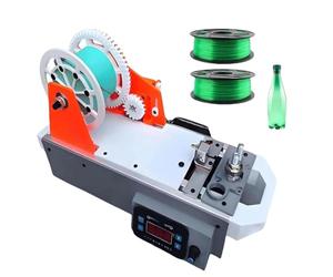 Extrudeuse de filament 3D 300°C, machine de fabrication de filaments | Fonctionnement silencieux inférieur à 45 dB, économie d'énergie de 150 à 200 W(Green-orange)