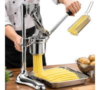 Extrudeuse de frites, machine à frites de 30cm,extrudeuse de frites avec panier à friture