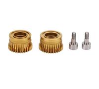 Extrudeuse Gear DLC en acier trempé adapté à l'imprimante 3D K1 Maximum K1C | Entraînement de filament fiable avec kit de mise à niveau d'engrenage à double roulement pour imprimantes 3D K1 Maximum et K1