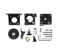 Extrudeuse pour imprimante 3D en titane compatible avec les filaments flexibles et 1 diamètre standard de 75 mm (noir)