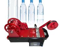 Extrudeuses d'imprimante 3D,Machine de Fabrication de filaments de Bureau,Recycleur de Bouteilles en Pet recyclé,Fiament 3D pultrudé à partir de Bouteilles pastiques (Red)