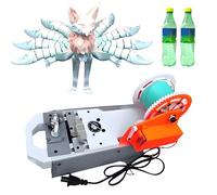 Extrudeuses pour imprimantes 3D, recycleur de Bouteilles en Pet recyclé, Filament 3D pultrudé à partir de Bouteilles en Plastique, température et Vitesse réglables Gray