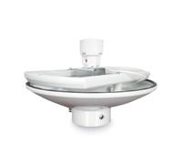 EXTRUMOL - Base lumineuse en polycarbonate gris pour globe lumineux avec bouche 17/19 cm - Capuchon E-27 - Luminaire extérieur