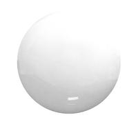 EXTRUMOL - Diffuseur Sphérique - Remplacement Globe - Éclairage Public - Luminaire Extérieur - Polycarbonate Blanc - Dimensions : Ø 30 cm - Bouche : 12 cm