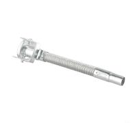 EXTRWORY 1 buse de bec verseur argenté pour jerrican en métal, compatible avec les bidons standard en acier inoxydable pour canettes de 5 litres, 10 litres et 20 litres/30 cm