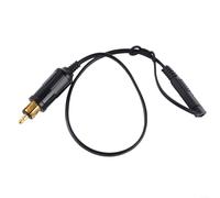 EXTRWORY 1 câble adaptateur DIN vers SAE pour moto BMW HELLA 12-24 V 10 A 35 cm en plastique noir accessoire d'allumage électrique
