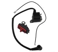 EXTRWORY Bobine d'allumage en métal pour tronçonneuse 49 x 37 mm pour 50 51 55 254 257 261 268 272XP K650 K700 K850 K950 K1200 K1250 Remplacement Entretien de tronçonneuse