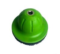 EXTRWORY Brosse de nettoyage pour moyeu de roue de 150 mm avec disque de ponçage en carbure de silicium pour polissage de jantes de voiture, ingénierie mécanique, maison (vert)