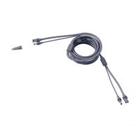 EXTRWORY Câble de données 2 en 1 pour Starlink pour MINI, 50 m de charge CC/USB-C et cordon Ethernet, matériau ABS gris pour camping et voyage en plein air (2 en 1)