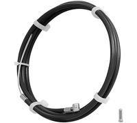 EXTRWORY Câble de frein pour scooter électrique Ninebot F2 Pro F2 Plus F2 avec noyau en fil d'acier Longueur précise 133,5 cm 5 mm pour frein lisse Orange Noir Design compatible Noir
