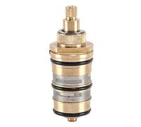 EXTRWORY Cartouche de valve thermostatique en cuivre pour douche et baignoire avec contrôle de la température avec construction en laiton et réglage précis 35-45 °C (1)