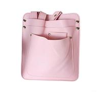 EXTRWORY Ceinture multifonction en cuir pour arrangements floraux, 21 x 18 x 3 cm, sangle réglable, multi-poches pour fleuristes, jardiniers, magasin floral (rose)
