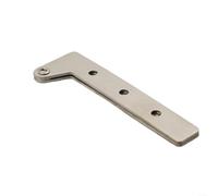 EXTRWORY Charnière de porte pivotante invisible en acier inoxydable pour portes intérieures en bois et aluminium (taille M)