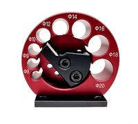 EXTRWORY Chevilles en bois réglables de 8 à 20 mm en alliage d'aluminium pour le travail du bois (8 trous de 8 à 20 mm)