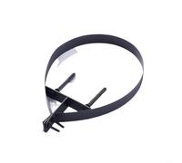 EXTRWORY Collier de serrage en acier inoxydable pour chaudière, chauffe-eau, hotte de cuisinière - Noir - 125 mm, 135 mm, 153 mm, 200 mm pour ventilation résidentielle (200 mm, noir)