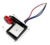 EXTRWORY Contrôleur de polisseuse 180 mm 6 vitesses réglable en métal ABS constant pour des tâches de polissage lisses dans les environnements d'atelier et de garage