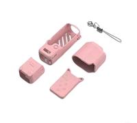 EXTRWORY Coque en silicone pour DJI OSMO Pocket 4, housse de protection avec pochette pour objectif, peau légère et résistante aux chocs, photographie de voyage pour compagnon pour les amateurs de