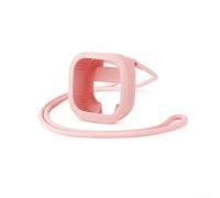 EXTRWORY Coque en silicone souple avec lanière pour Bose SOUNDLINK 2ème génération, housse de protection avec accès facile aux ports, idéale pour le voyage et l'utilisation en extérieur, noir (rose)
