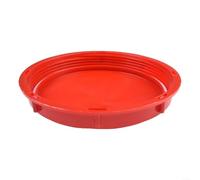 EXTRWORY Couvercle de réservoir IBC rouge avec joint d'étanchéité pour 1000 L, couvercle en polypropylène haute densité assurant une étanchéité contre la poussière et la pluie, compatible avec divers