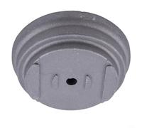 EXTRWORY Couvercle en aluminium, accessoire pour débroussailleuse, outils électriques de jardin, accessoire amovible, tête de coupe multi-angle, facile à utiliser, remplacement argenté