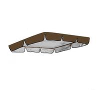 EXTRWORY Couverture de balançoire d'extérieur, imperméable, pour balançoire de jardin, 2 ou 3 places, 164 x 114 x 15 cm, noire