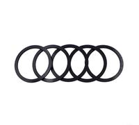 EXTRWORY Entretoise de pédalier de vélo en alliage d'aluminium CNC Rondelle de moyeu pour vélo de route Roue libre Réglage fin Noir Rouge Épaisseur Cyclisme (2,5 mm Noir)