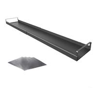 EXTRWORY Étagère magnétique réglable pour réchaud pour épices et huile de cuisson Acier au carbone Noir