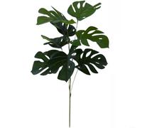 EXTRWORY Feuille de monstera artificielle pour décoration d'intérieur et de jardin - Plante tropicale verte (tortue à écailles vertes)